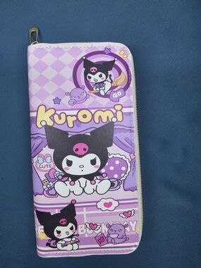 Sanrio Kuromi Large Purple Zip-Around Wallet